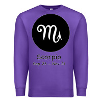 Purple Scorpio Horoscope Premium Sweatshirt - Bettercallsaul