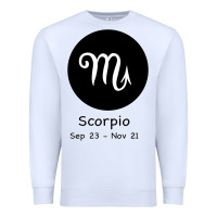 White Scorpio Horoscope Premium Sweatshirt - Bettercallsaul