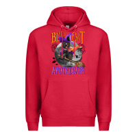 Cardinal Black cat apothecary Premium Hoodie - NancyCooperArtShop
