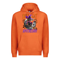Carrot Black cat apothecary Premium Hoodie - NancyCooperArtShop