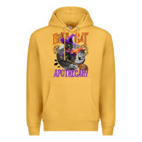 Mustard Black cat apothecary Premium Hoodie - NancyCooperArtShop
