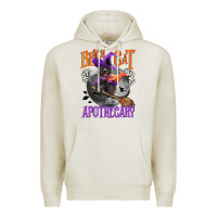 Oatmeal Heather Black cat apothecary Premium Hoodie - NancyCooperArtShop