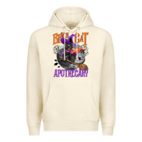 Sandshell Black cat apothecary Premium Hoodie - NancyCooperArtShop