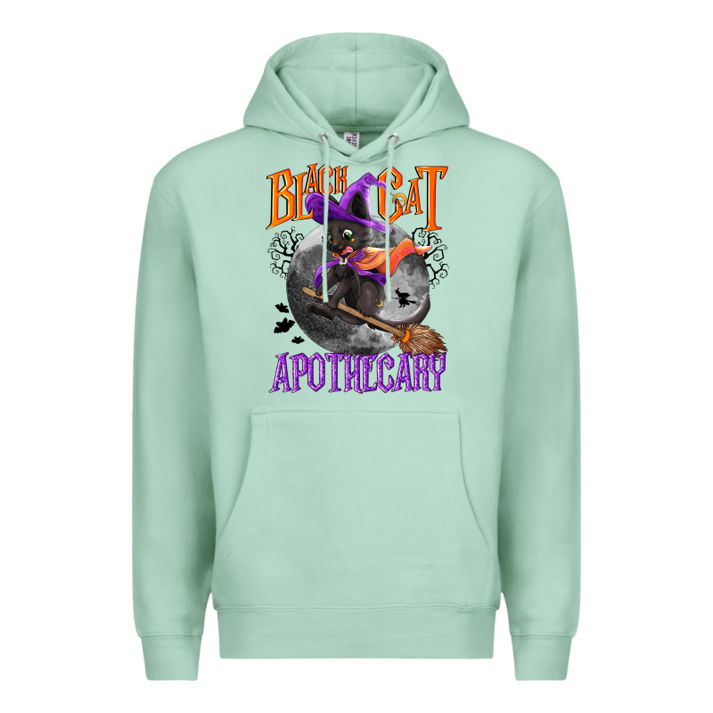 Black Cat Apothecary Premium Hoodie by NancyCooperArtShop | Teevron
