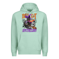 Seafoam Black cat apothecary Premium Hoodie - NancyCooperArtShop