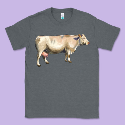 Charolais Cattle Classic Tee Designed By Lillyallendesigns