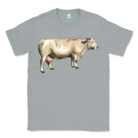 Heather Grey charolais cattle Classic Tee - LillyAllenDesigns
