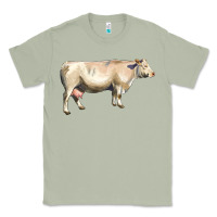 Matcha charolais cattle Classic Tee - LillyAllenDesigns