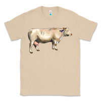 Mushroom charolais cattle Classic Tee - LillyAllenDesigns