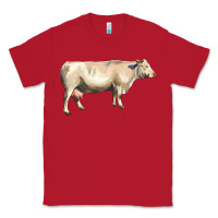 Red charolais cattle Classic Tee - LillyAllenDesigns