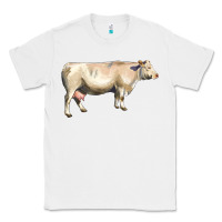 White charolais cattle Classic Tee - LillyAllenDesigns