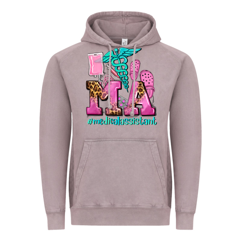 M A Medical Assistant Vintage Hoodie by AdoDesignShop | Teevron