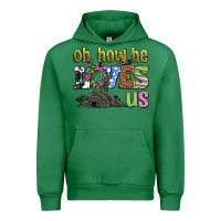 Emerald Easter Day Oh he loves us Urban Hoodie - OliviaCreatesArt