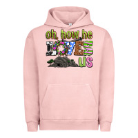 Pigment Salmon Easter Day Oh he loves us Urban Hoodie - OliviaCreatesArt