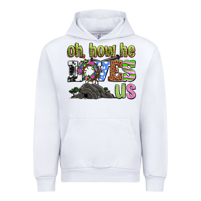 Easter Day Oh He Loves Us Urban Hoodie by OliviaCreatesArt | Teevron