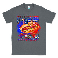 Charcoal Heather You Look Like 4th of july makes me hot dog want a Classic Tee - CowhideDigitalArt