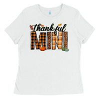 White thankful mini Ladies Tee - texasbilliewilder