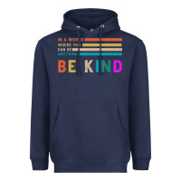 Navy Be Kind Heavyweight Hoodie - Bettercallsaul