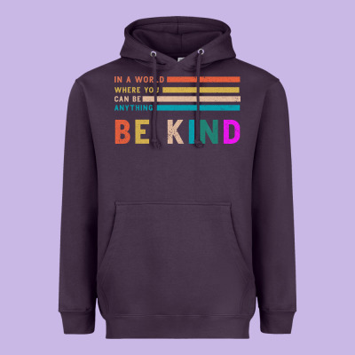 Be Kind Heavyweight Hoodie Designed By Bettercallsaul