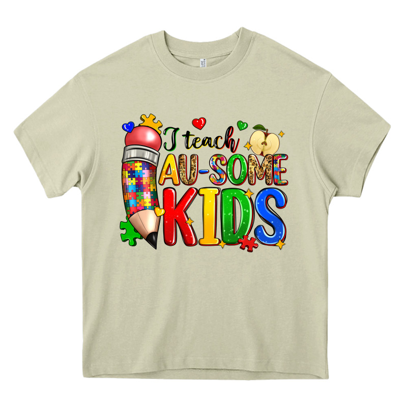I Teach Au Some Kids Heavy Core Tee by Zillion Design Studio | Teevron
