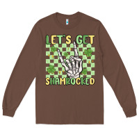 Chestnut let's get shamrocked Long Sleeve Tee - MaliasSmallBusiness