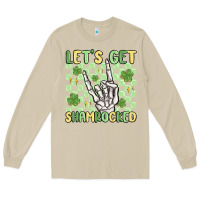 Mushroom let's get shamrocked Long Sleeve Tee - MaliasSmallBusiness