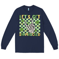 Navy let's get shamrocked Long Sleeve Tee - MaliasSmallBusiness