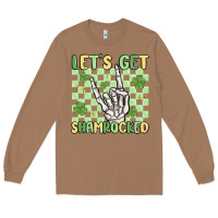 Toasted Coconut let's get shamrocked Long Sleeve Tee - MaliasSmallBusiness