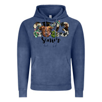 Vintage Denim highland cow 2023 Vintage Hoodie - JahusDesignShop