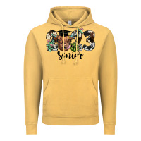 Vintage Mustard highland cow 2023 Vintage Hoodie - JahusDesignShop