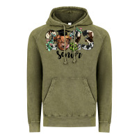 Vintage Olive highland cow 2023 Vintage Hoodie - JahusDesignShop