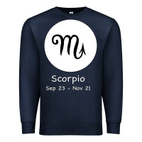 Navy Scorpio Horoscope Premium Sweatshirt - Bettercallsaul