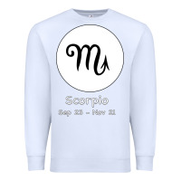 White Scorpio Horoscope Premium Sweatshirt - Bettercallsaul