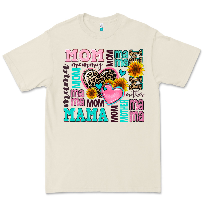 Mom Mama Mommy With Hearts Premium Tee by AdoDesignShop | Teevron