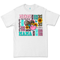 White mom mama mommy with hearts Premium Tee - AdoDesignShop