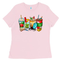 Bubblegum Pink teacher coffee cups Ladies Tee - Zillion Design Studio