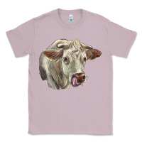 Lilac Charolais Cattle Face Classic Tee - LillyAllenDesigns