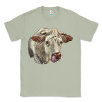 Matcha Charolais Cattle Face Classic Tee - LillyAllenDesigns