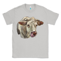 Moon Dust Charolais Cattle Face Classic Tee - LillyAllenDesigns