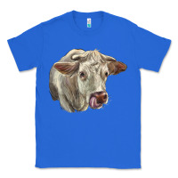True Royal Charolais Cattle Face Classic Tee - LillyAllenDesigns