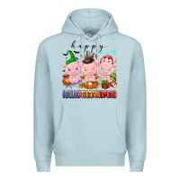 Blue Mist happy hallothanksmas pigs Premium Hoodie - texasbilliewilder