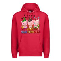 Cardinal happy hallothanksmas pigs Premium Hoodie - texasbilliewilder