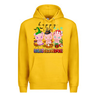 Lemon happy hallothanksmas pigs Premium Hoodie - texasbilliewilder