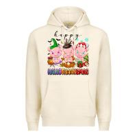 Tofu happy hallothanksmas pigs Premium Hoodie - texasbilliewilder