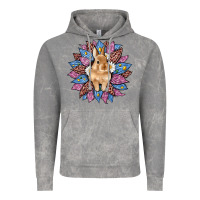 Cloud Rock easter leopard bunny sunflower Vintage Hoodie - Artiststas