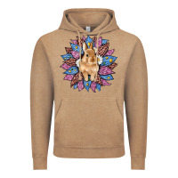 Vintage Coffee easter leopard bunny sunflower Vintage Hoodie - Artiststas