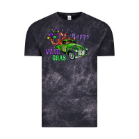 Cloud Black mardi gras with truck Vintage Tee - AdoDesignShop