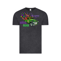 Vintage Black mardi gras with truck Vintage Tee - AdoDesignShop
