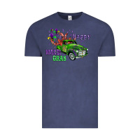 Vintage Denim mardi gras with truck Vintage Tee - AdoDesignShop