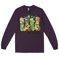 Plum retro patricks day teacher life Long Sleeve Tee - MaliasSmallBusiness
